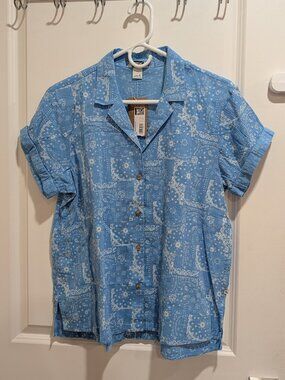 NWT Eddie Bauer Packable Camp Shirt